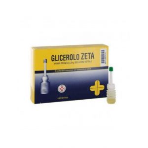 Glicerolo Zeta Prima Infanzia 2,25g Soluzione Rettale 6 Monodose con Camomilla e Malva