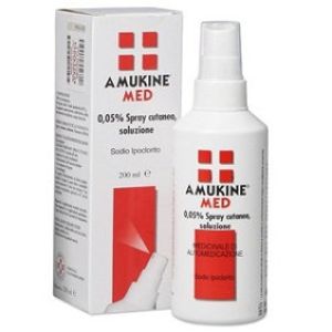 Amukine Med Spray Cutaneo 0,05% Sodio Ipoclorito 200ml