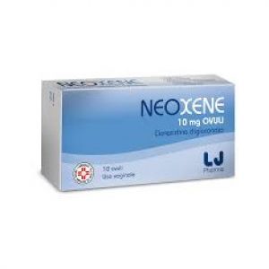 Neoxene 10 mg clorexidina digluconato disinfettante 10 ovuli vaginali