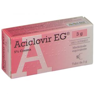 Aciclovir EG 5% Crema Contro Herpes 3 g