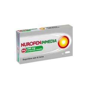 Nurofenimmedia 200mg Ibuprofene 12 Compresse Rivestite