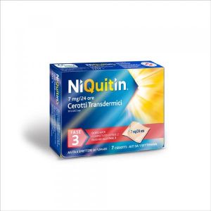 Niquitin Fase 3 Nicotina 7 Mg/24 H 7 Cerotti Transdermici