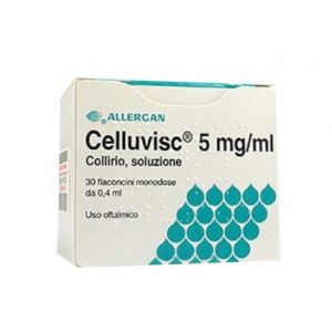 Celluvisc 5mg/ml Collirio Soluzione 30 Flaconi Monodose Da 0,4ml