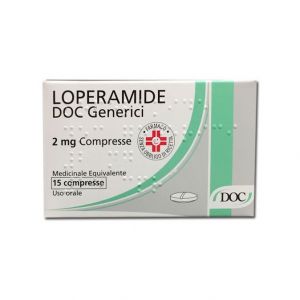Loperamide Doc Generici 2 mg Diarrea 15 Compresse