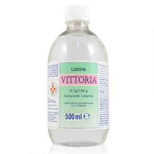 Lozione Vittoria 0,1g/100g Soluzione Cutanea Flacone Da 500ml