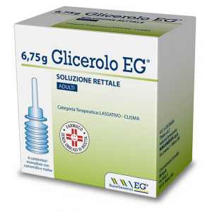 Glicerolo Eg 6,75g Soluzione Rettale Adulti 6 Contenitori Monodose