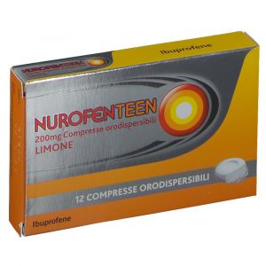 Nurofenteen 200 mg Ibuprofene Analgesico 12 Compresse Orodispensabili