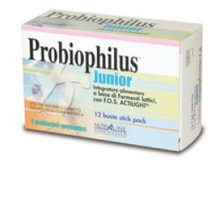 Farmaderbe Probiophilus Junior Integratore Alimentare 12 Bustine