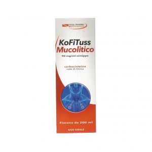 Kofituss Mucolitico 90mg/ml Carbocisteina Sale Di Lisina Sciroppo 200ml