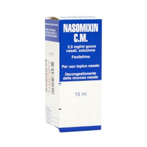 Nasomixin C.M. 2,5 mg/ml Fenilefrina Gocce Nasali Decongestionanti 15 ml