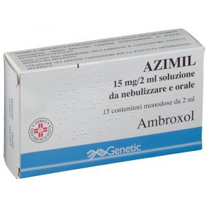 Azimil Soluzione da nebulizzare 15mg/2ml Ambroxolo Tosse 15 Flaconcini