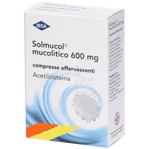 Solmucol Mucolitico 600mg Acetilcisteina 30 Compresse Effervescenti