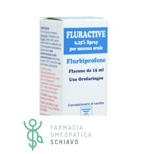 Fluractive 0,25% Flurbiprofene Spray Mucosa Orale 15 ml