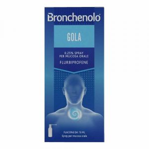 Bronchenolo Gola 0,25% Spray per Mucosa Orale 15ml