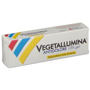 Vegetallumina Antidolore 10% Gel Ibuprofene Sale Di Lisina 50g
