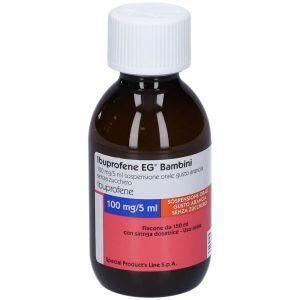 Ibuprofene Eg Bambini 100 Mg/5ml Sciroppo Gusto Arancia Senza Zucchero 150ml