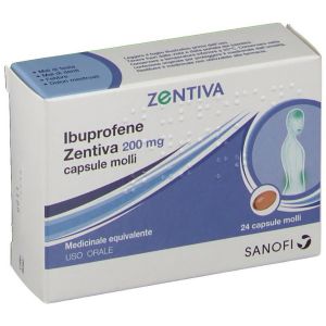 Ibuprofene Zentiva 400mg Antinfiammatorio 10 Capsule Molli
