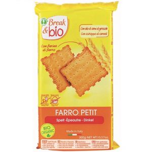 Break & Bio Biscotti Farro Petit 100% 300g Senza Uova