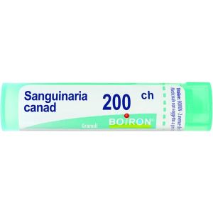 Sanguinaria Canadensis  Boiron  80 Granuli 200 Ch Contenitore Multidose