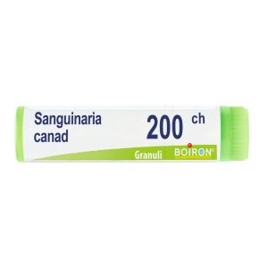 Sanguinaria Canadensis  Boiron  Granuli 200 Ch Contenitore Monodose