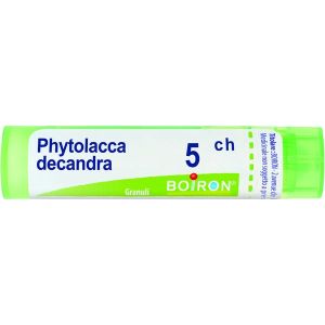 Phytolacca Decandra  Boiron  80 Granuli 5 Ch Contenitore Multidose