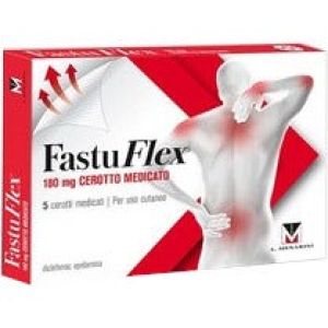 Fastuflex 5 Cerotti Medicati Antinfiammatori Diclofenac Epolamina 180mg