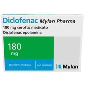 Diclofenac 10 Cerotti Medicati 180Mg