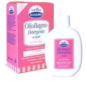 Euphidra Amidomio - Olio Bagno Detergente Ai Lipidi Con Olio Di Riso 200ml