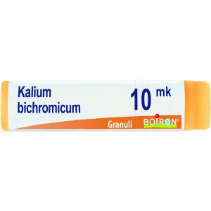 Kalium Bichromicum  Boiron  Granuli 10.000 K Contenitore Monodose