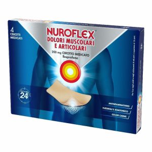 Nuroflex  Dolori Muscolari e Articolari 200 Mg. 4 Cerotti Medicati
