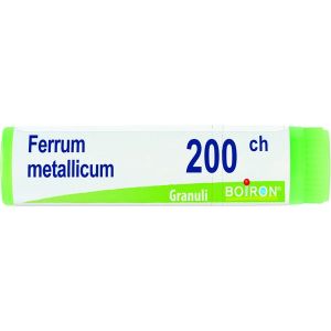 Ferrum Metallicum  Boiron  Granuli 200 Ch Contenitore Monodose