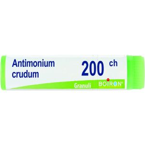 Antimonium Crudum  Boiron  Granuli 200 Ch Contenitore Monodose