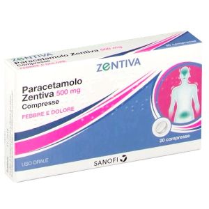 Paracetamolo Zentiva 20 Compresse 500mg