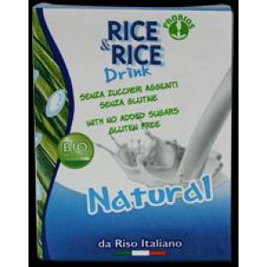 Rice&rice Bevanda Di Riso Al Naturale Con Cannuccia 200ml