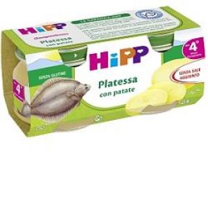 Hipp Biologico Omogeneizzato Platessa Con Patate 2x80g