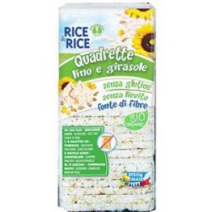 Rice&rice Quadrette Lino E Girasole 130g Senza Lievito