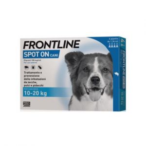 Frontline Combo Soluzione Spot-On Cani Taglia Media 10-20 kg 4 Pipette Monodose