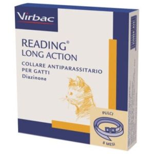 Reading Long Action Collare Antiparassitario 14g  35cm  Marrone per Gatti