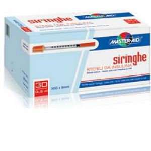 Siringa Per Insulina Master-aid 0,5ml Gauge 30 8 Mm 30 Pezz