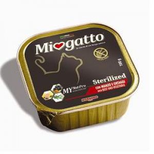 Miogatto Steril Manzo/ortaggigrain Free 100g