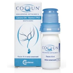 Coqun Soluzione Oftalmica Sterile Con Coenzima Q10 e Vitamina E 10 ml