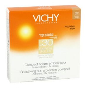 Vichy capital soleil compact fonce 30 10 g