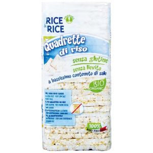 Rice&rice Quadrette Di Riso Senza Sale E Senza Lievito 130g