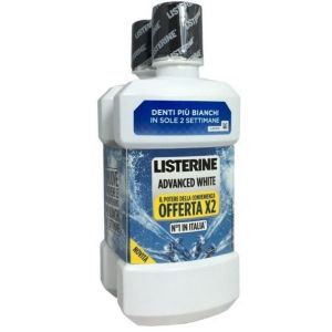 Listerine advance white collutorio 2 confezioni 500ml