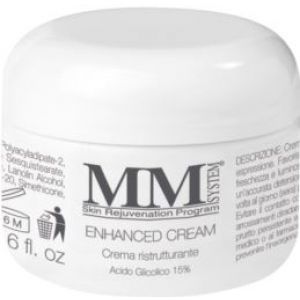 Mm system enhanced cream 15% acido glicolico crema ristrutturante 50ml