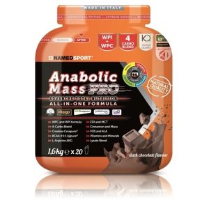 Named Sport Anabolic Mass Pro Polvere 1600g - Gusto Dark Chocolate
