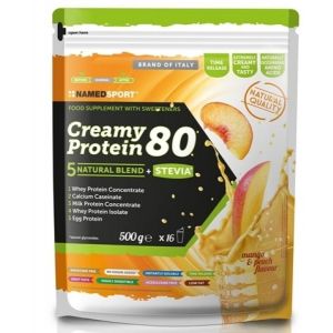 Named Creamy Protein 80 Mango Peach Integratore Alimentare 500g