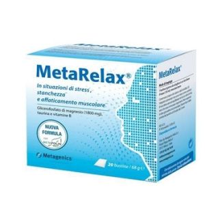 Metarelax Nuova Formula Integratore Stress E Tensione Muscolare 20 Bustine
