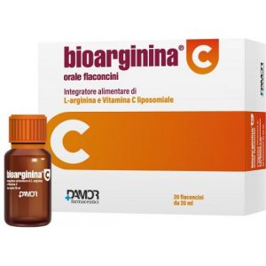 Bioarginina C Orale Integratore Di L-arginina E Vitamina C 20 Flaconcini