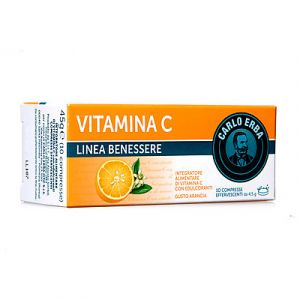 Carlo Erba Vitamina C Integratore Alimentare 10 Compresse Effervescenti